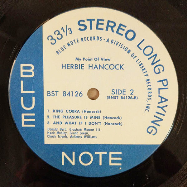 Herbie Hancock - My Point Of View (Vinyl, LP, Album, Stereo) Very Good (VG) / Very Good Plus (VG+)