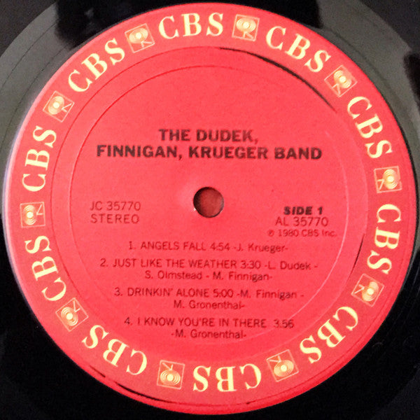 The Dudek Finnigan Krueger Band - DFK (Vinyl, LP, Album, Stereo) Good Plus (G+) / Very Good (VG)