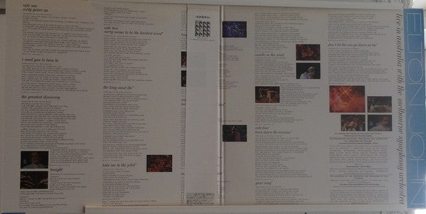 Elton John - Live In Australia With The Melbourne Symphony Orchestra (2xVinyl, LP, Album) Near Mint (NM or M-) / Very Good Plus (VG+)