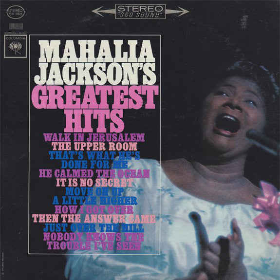 Mahalia Jackson - Mahalia Jackson's Greatest Hits (Vinyl, LP, Compilation, Reissue, Stereo) Very Good Plus (VG+) / Very Good Plus (VG+)