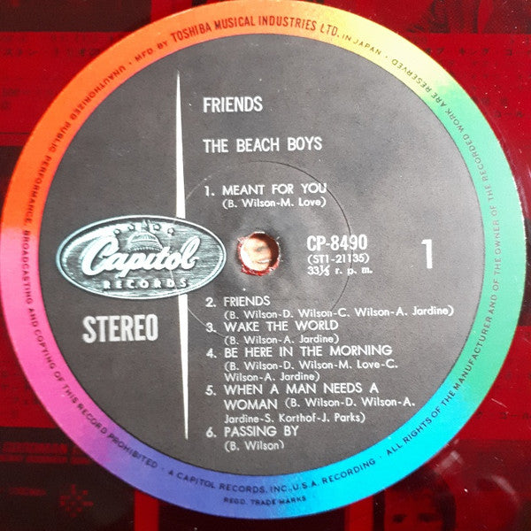 The Beach Boys - Friends (Vinyl, LP, Album, Stereo) Good Plus (G+) / Very Good (VG)