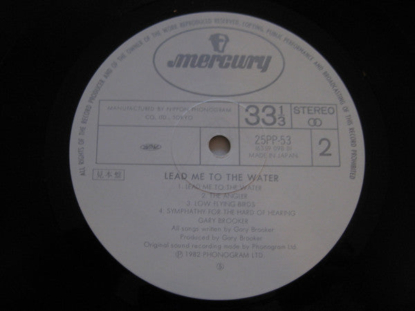 Gary Brooker - Lead Me To The Water (Vinyl, LP, Album, Promo) Very Good Plus (VG+) / Very Good (VG)