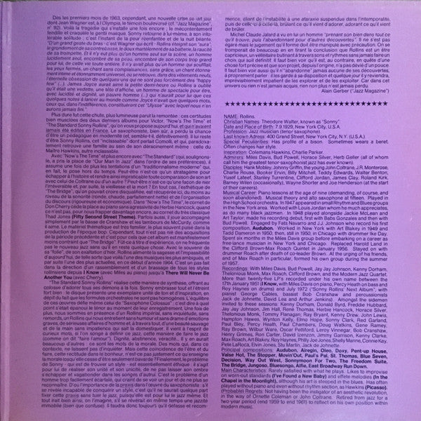 Sonny Rollins - Vol 5: "Now's The Time!" / Vol 6: "The Standard Sonny Rollins" (2xVinyl, LP, Compilation, Reissue) Very Good Plus (VG+) / Very Good (VG)