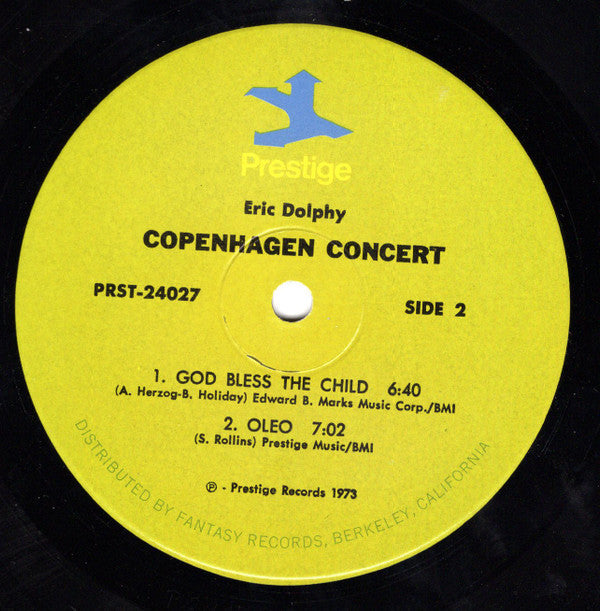 Eric Dolphy - Copenhagen Concert (2xVinyl, LP, Compilation, Remastered) Very Good (VG) / Very Good (VG)