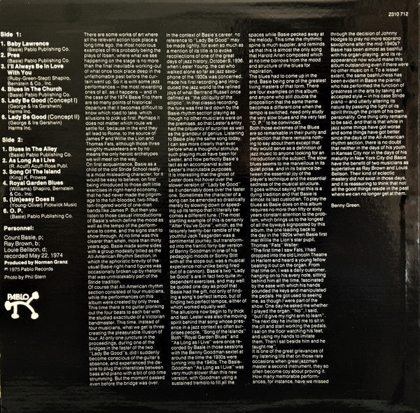 The Count Basie Trio - For The First Time (Vinyl, LP, Album, Repress, Stereo) Good Plus (G+) / Good Plus (G+)