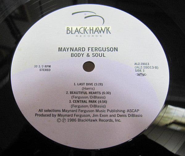Maynard Ferguson - Body & Soul (Vinyl, LP, Album) Very Good Plus (VG+) / Very Good Plus (VG+)