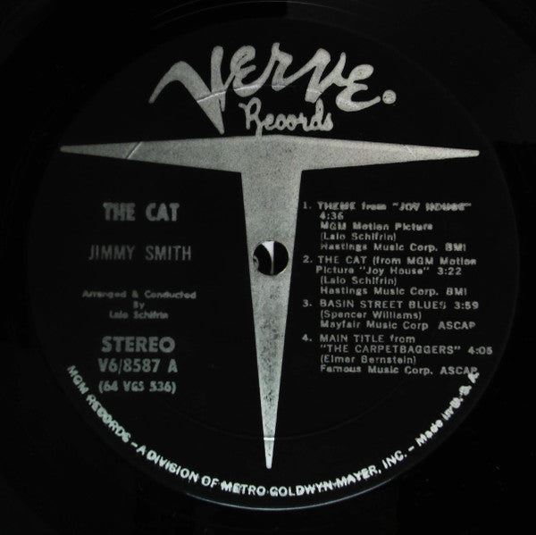 Jimmy Smith - The Cat (Vinyl, LP, Album, Repress)