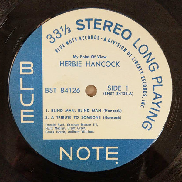 Herbie Hancock - My Point Of View (Vinyl, LP, Album, Stereo) Very Good (VG) / Very Good Plus (VG+)