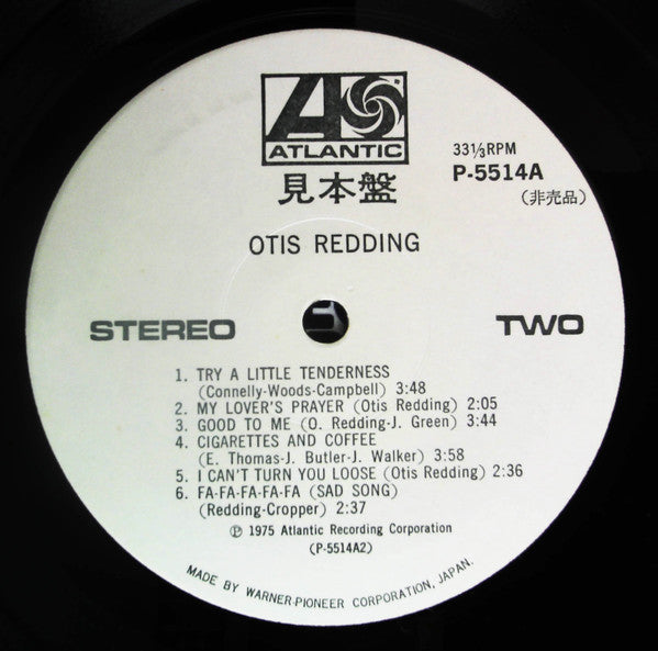 Otis Redding - Otis Redding (2xVinyl, LP, Compilation, Promo, Stereo) Very Good Plus (VG+) / Good Plus (G+)