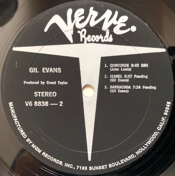 Gil Evans And His Orchestra - Previously Unreleased Recordings (Vinyl, LP, Album, Stereo) Good Plus (G+) / Very Good (VG)