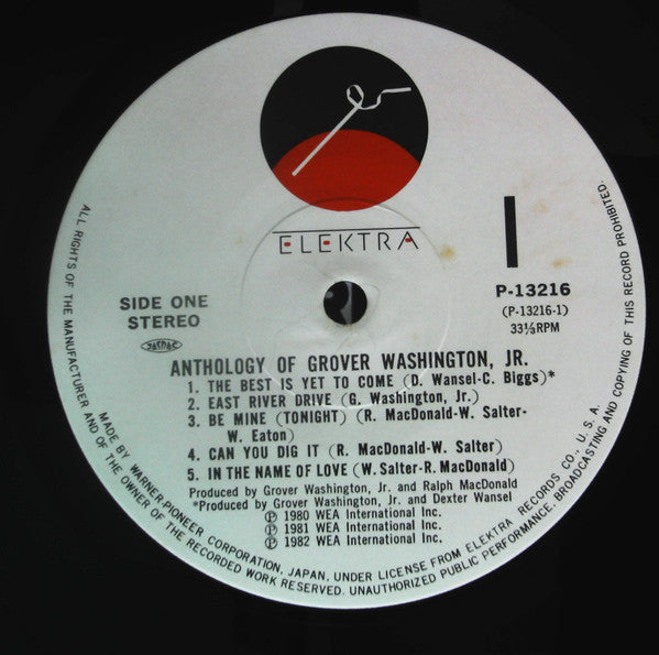Grover Washington, Jr. - Anthology Of Grover Washington Jr. (Vinyl, LP, Compilation) Very Good Plus (VG+) / Very Good (VG)