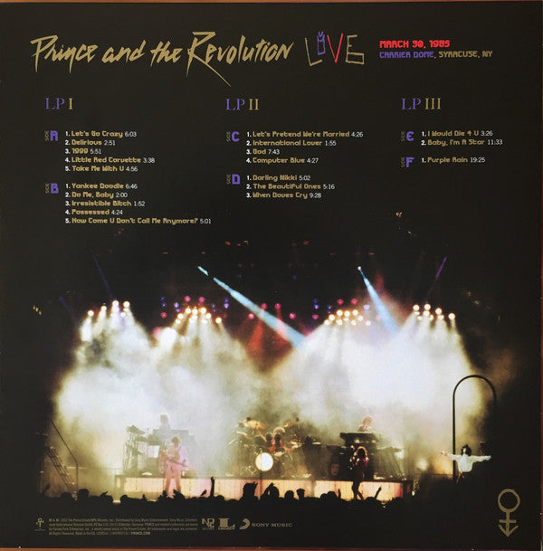 Prince And The Revolution - Live (3xVinyl, Box Set, LP, Album, Reissue, Remastered, Stereo) Near Mint (NM or M-) / Near Mint (NM or M-)
