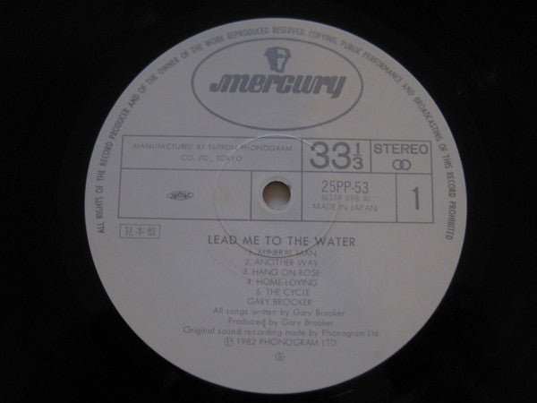 Gary Brooker - Lead Me To The Water (Vinyl, LP, Album, Promo) Very Good Plus (VG+) / Very Good (VG)