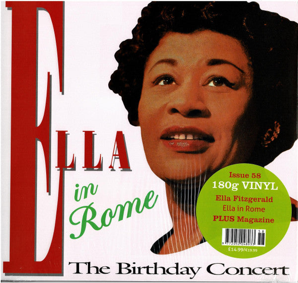 Ella Fitzgerald - Ella In Rome (The Birthday Concert) (Vinyl, LP, Album, Reissue) Very Good (VG) / Very Good (VG)
