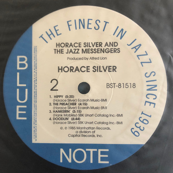 Horace Silver - Horace Silver And The Jazz Messengers (Vinyl, LP, Compilation, Mono) Very Good (VG) / Very Good Plus (VG+)