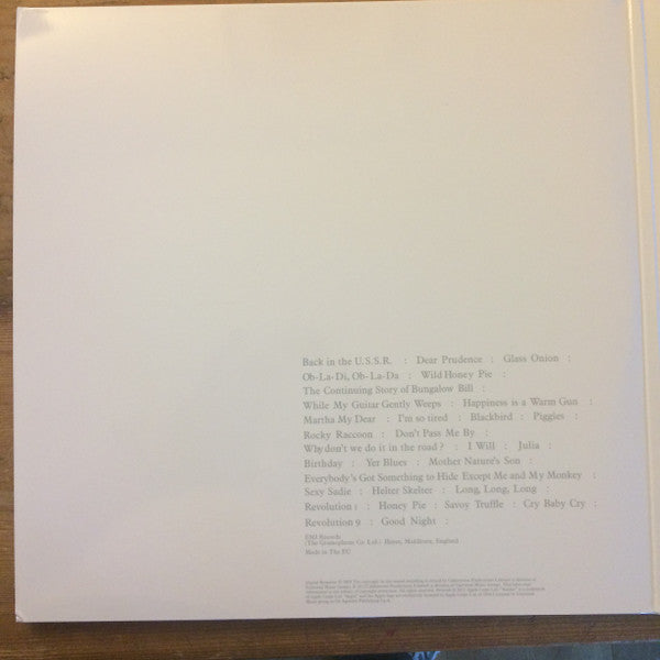 The Beatles - The Beatles (2xVinyl, LP, Album, Reissue, Remastered, Repress, Stereo) Mint (M) / Mint (M)