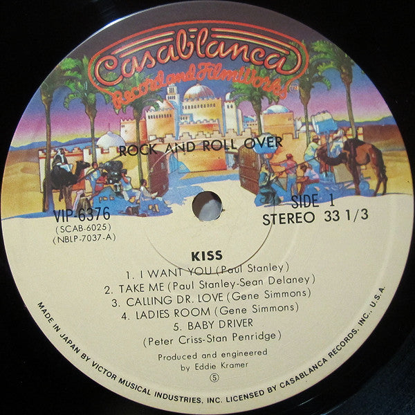 Kiss - Rock And Roll Over (Vinyl, LP, Album, Reissue)