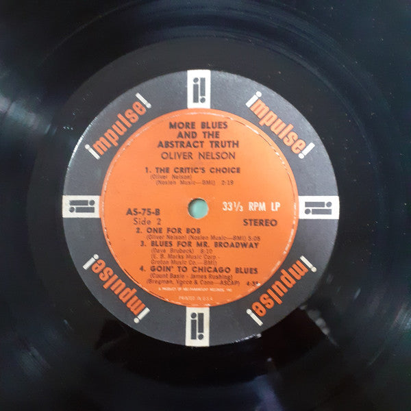 Oliver Nelson - More Blues And The Abstract Truth (Vinyl, LP, Album, Stereo) Very Good (VG) / Very Good Plus (VG+)