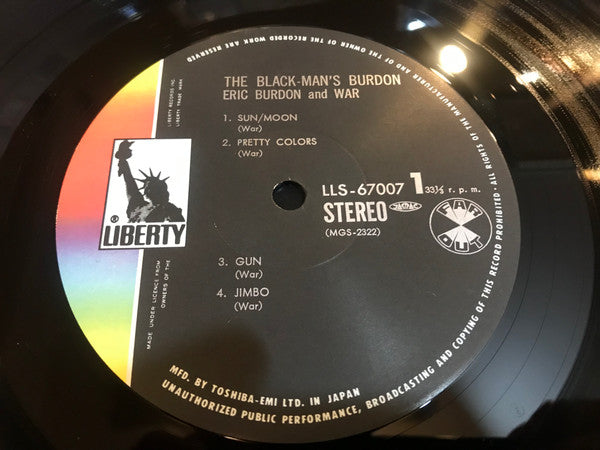 Eric Burdon & War - The Black-Man's Burdon (2xVinyl, LP, Album, Reissue) Very Good Plus (VG+) / Very Good (VG)