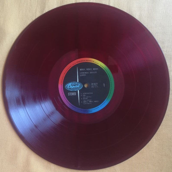 The Cannonball Adderley Quintet - Mercy, Mercy, Mercy! - Live At "The Club" (Vinyl, LP, Album, Stereo) Very Good Plus (VG+) / Very Good (VG)