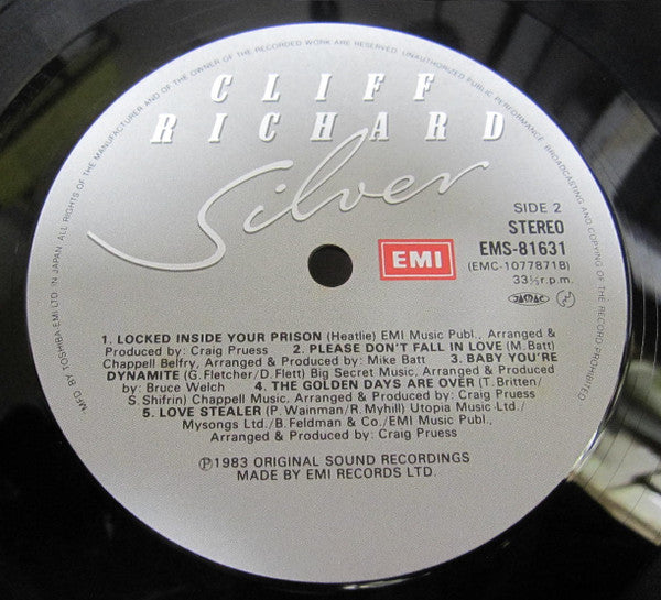 Cliff Richard - Silver (Vinyl, LP, Album) Very Good Plus (VG+) / Very Good Plus (VG+)