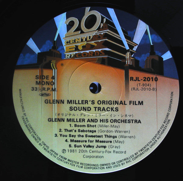 Glenn Miller And His Orchestra - Original Film Sound Tracks (2xVinyl, LP, Compilation, Mono) Very Good (VG) / Good Plus (G+)