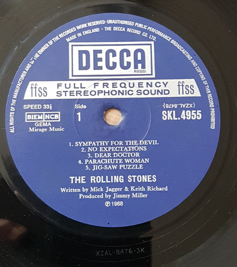 The Rolling Stones - Beggars Banquet (Vinyl, LP, Album, Reissue, Stereo) Very Good (VG) / Very Good (VG)