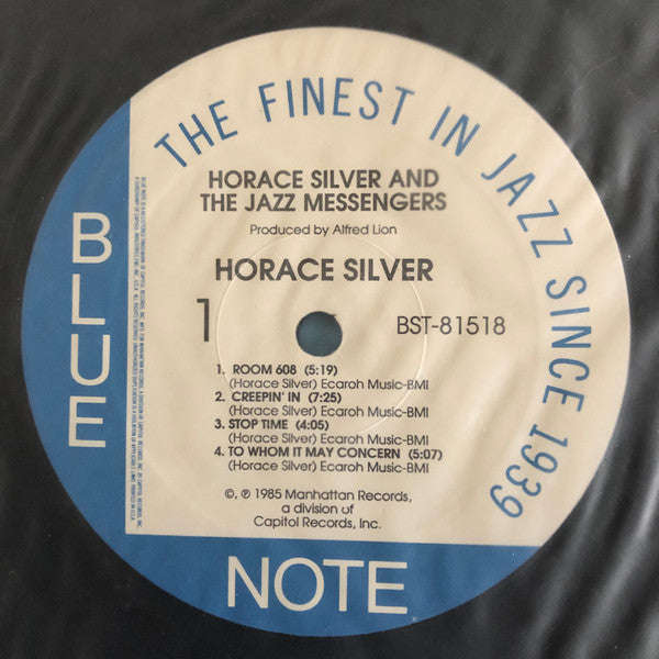 Horace Silver - Horace Silver And The Jazz Messengers (Vinyl, LP, Compilation, Mono) Very Good (VG) / Very Good Plus (VG+)