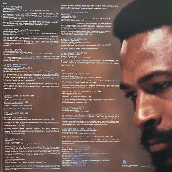 Marvin Gaye - You're The Man (2xVinyl, LP, Album, Compilation) Mint (M) / Mint (M)