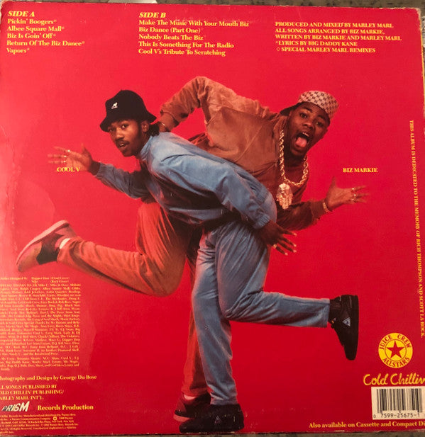 Biz Markie - Goin' Off (Vinyl, LP, Album) Very Good (VG) / Very Good Plus (VG+)