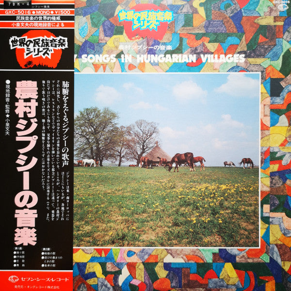 Various - 農村のジプシーの音楽 = Gypsy Songs In Hungarian Villages (Vinyl, LP, Mono) Very Good Plus (VG+) / Near Mint (NM or M-)