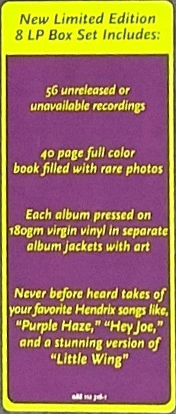 The Jimi Hendrix Experience - The Jimi Hendrix Experience (8xBox Set, Vinyl, Limited Edition, LP, Compilation, Stereo, Mono) Very Good Plus (VG+) / Very Good Plus (VG+)