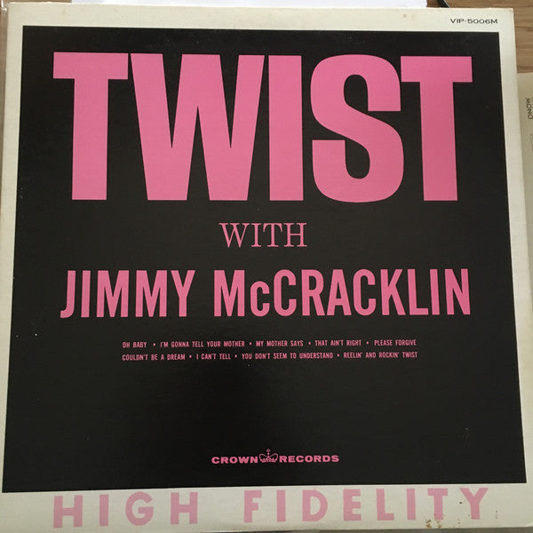 Jimmy McCracklin - Twist (Vinyl, LP, Album, Promo, Mono) Very Good Plus (VG+) / Very Good Plus (VG+)