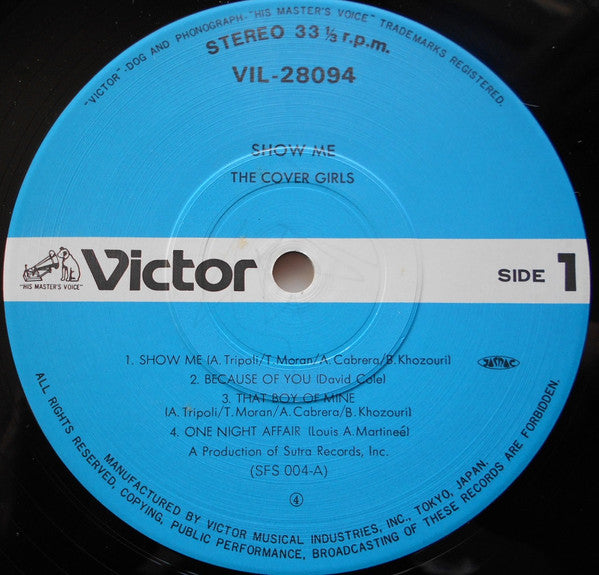 The Cover Girls - Show Me (Vinyl, LP, Album)