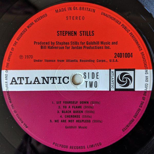 Stephen Stills - Stephen Stills (Vinyl, LP, Album) Very Good (VG) / Very Good (VG)