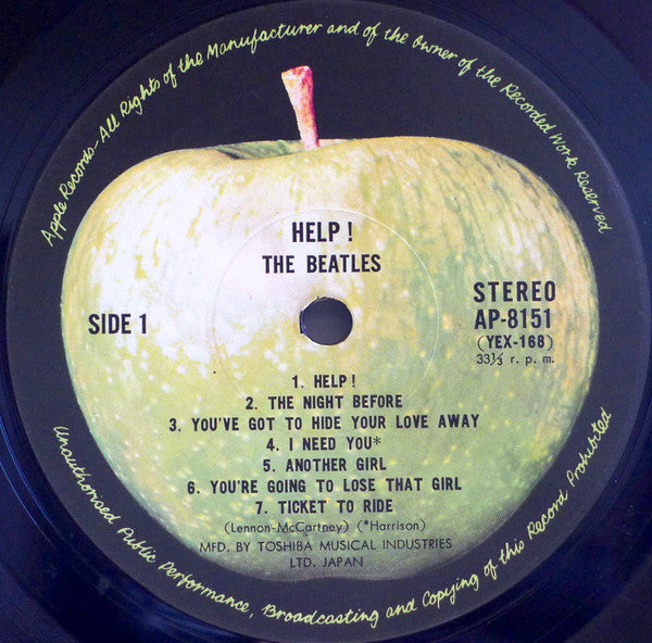 The Beatles - Help! (Vinyl, LP, Album, Reissue) Very Good (VG) / Very Good (VG)