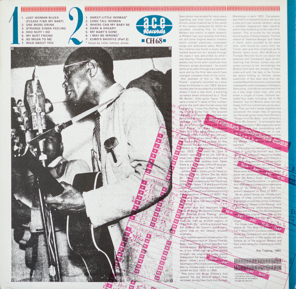 Elmore James - King Of The Slide Guitar (Vinyl, LP, Mono) Very Good Plus (VG+) / Very Good Plus (VG+)