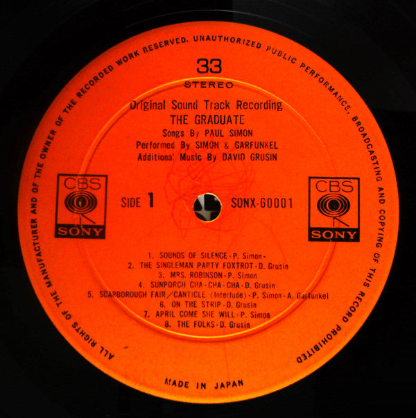 Paul Simon - The Graduate (Original Sound Track Recording) (Vinyl, ...