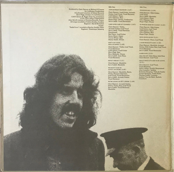 Chris Darrow - Chris Darrow (Vinyl, LP, Album, Stereo) Very Good Plus (VG+) / Very Good (VG)
