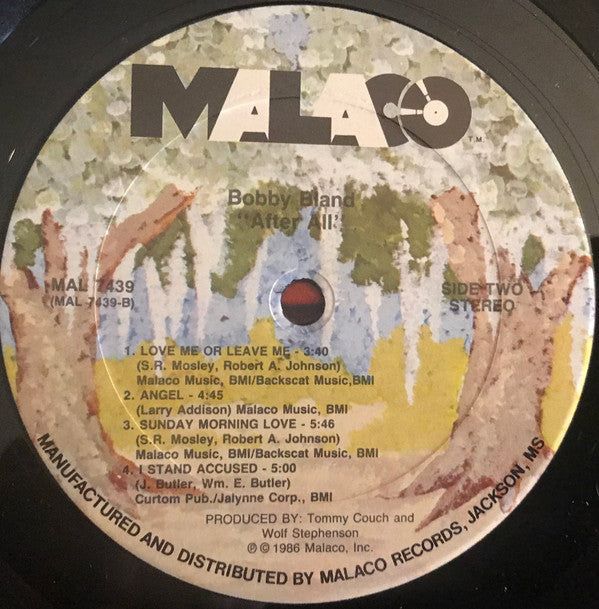 Bobby Bland - After All (Vinyl, LP, Album, Stereo) Very Good Plus (VG+) / Very Good (VG)