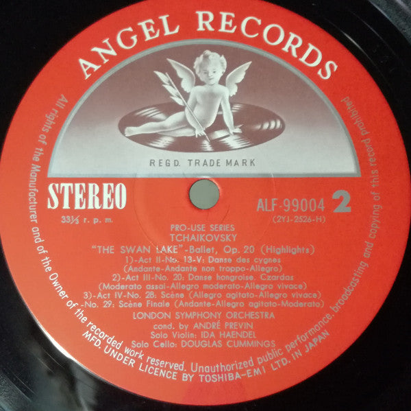 Pyotr Ilyich Tchaikovsky - Swan Lake - Ballet Highlights (Vinyl, LP, Album) Near Mint (NM or M-) / Very Good Plus (VG+)