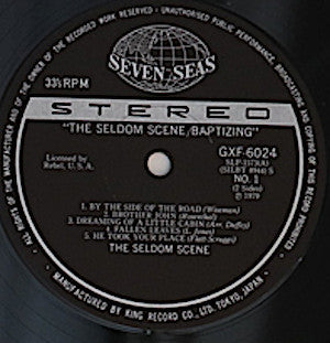 The Seldom Scene - Baptizing (Vinyl, LP, Album) Very Good Plus (VG+) / Good Plus (G+)