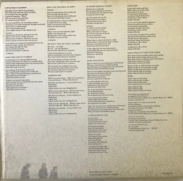 Chris Darrow - Chris Darrow (Vinyl, LP, Album, Stereo) Very Good Plus (VG+) / Very Good (VG)