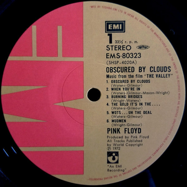 Pink Floyd - Obscured By Clouds (Vinyl, LP, Album, Reissue)