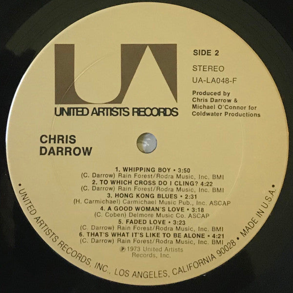 Chris Darrow - Chris Darrow (Vinyl, LP, Album, Stereo) Very Good Plus (VG+) / Very Good (VG)