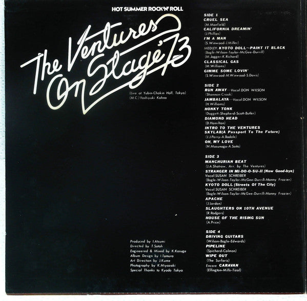 The Ventures - On Stage '73 (2xVinyl, LP, Album, Stereo) Good Plus (G+) / Good Plus (G+)