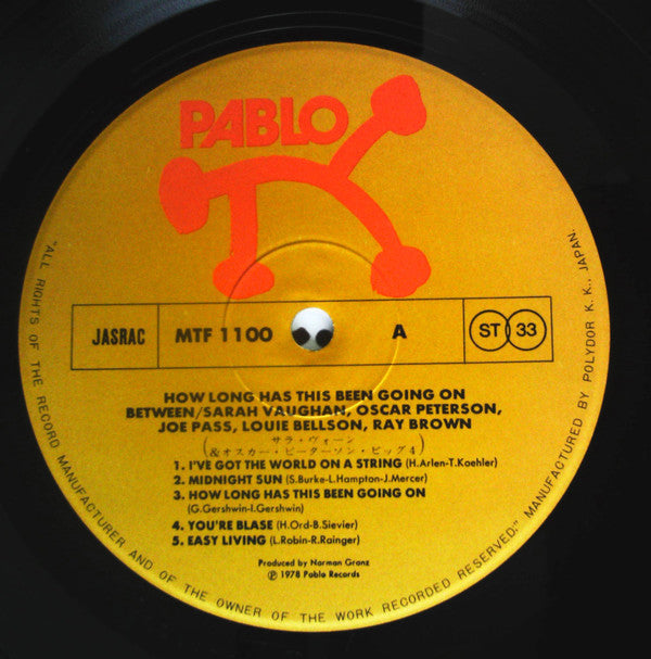 Sarah Vaughan - How Long Has This Been Going On? (Vinyl, LP, Album)
