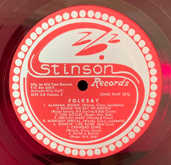 Various - American Folksay Ballads And Dances Volumes I & II (Vinyl, LP, Compilation, Mono) Good Plus (G+) / Good Plus (G+)