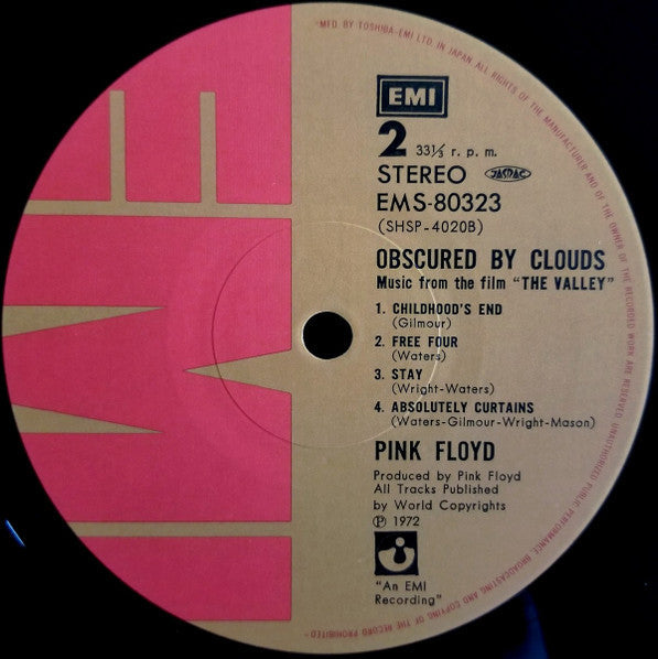 Pink Floyd - Obscured By Clouds (Vinyl, LP, Album, Reissue)