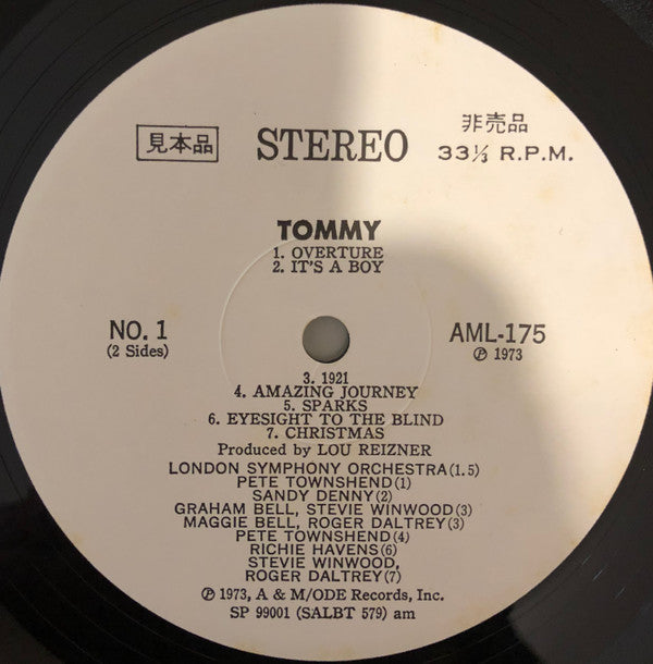 London Symphony Orchestra - Tommy (2xVinyl, LP, Promo) Very Good Plus (VG+) / Very Good Plus (VG+)